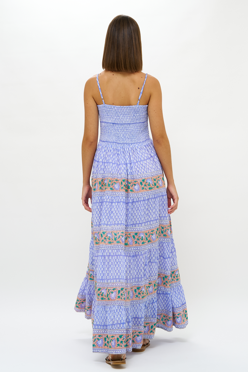 Smocked Back Maxi- Campania Peri