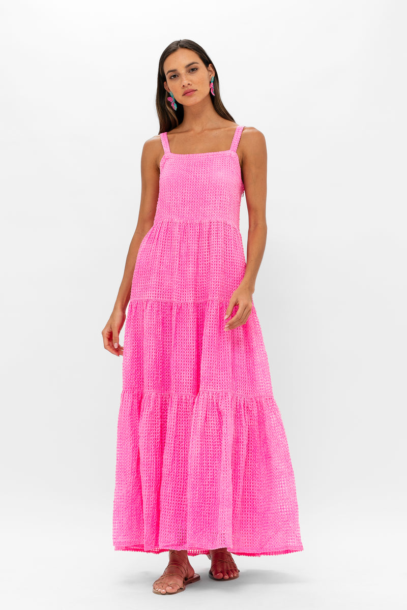 Strappy Maxi- Delray Pink