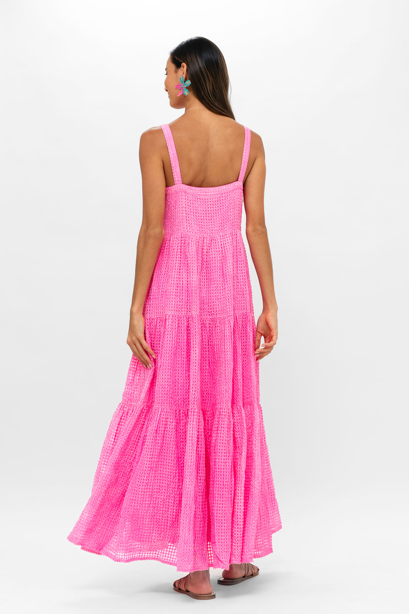 Strappy Maxi- Delray Pink