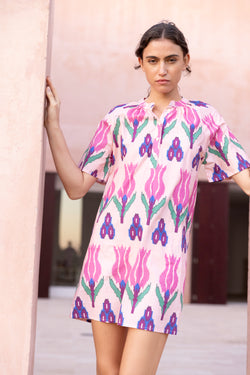 Pocket Dress- Sumba Pink