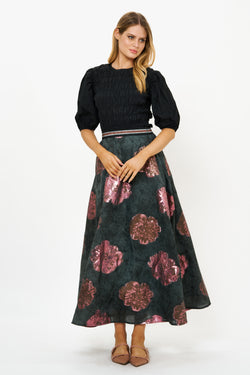 Swing Skirt- Rosa Black