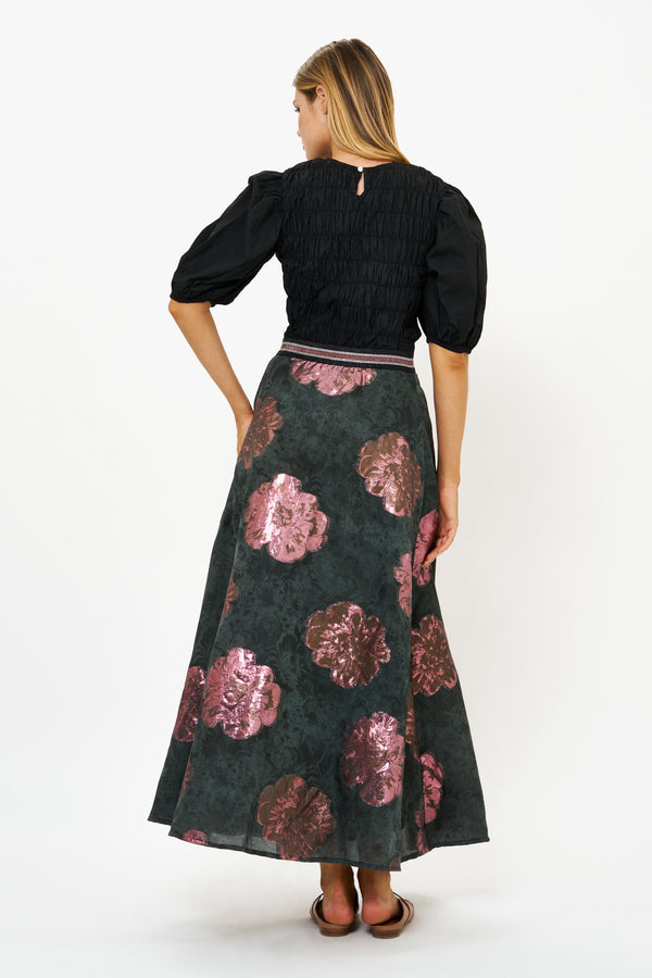 Swing Skirt- Rosa Black